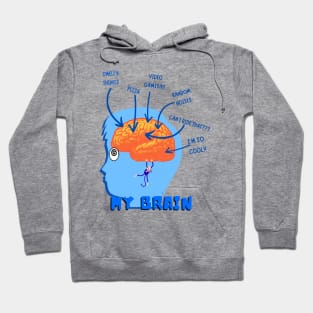 My Kid Brain for Boys Hoodie